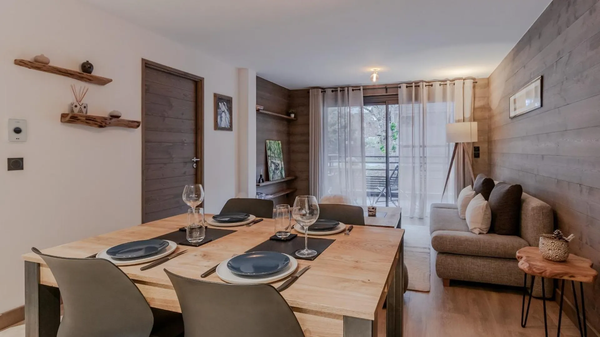 Cristal Des Alpes - Superb T3 - Vue Mont-Blanc Apartment Les Houches